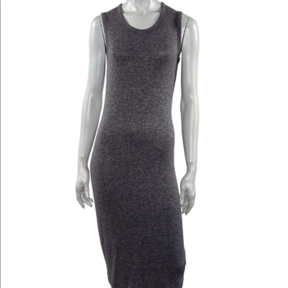 Aritzia Wilfred Free Bruni Dark Grey Bodicon dress Size M - Picture 1 of 5